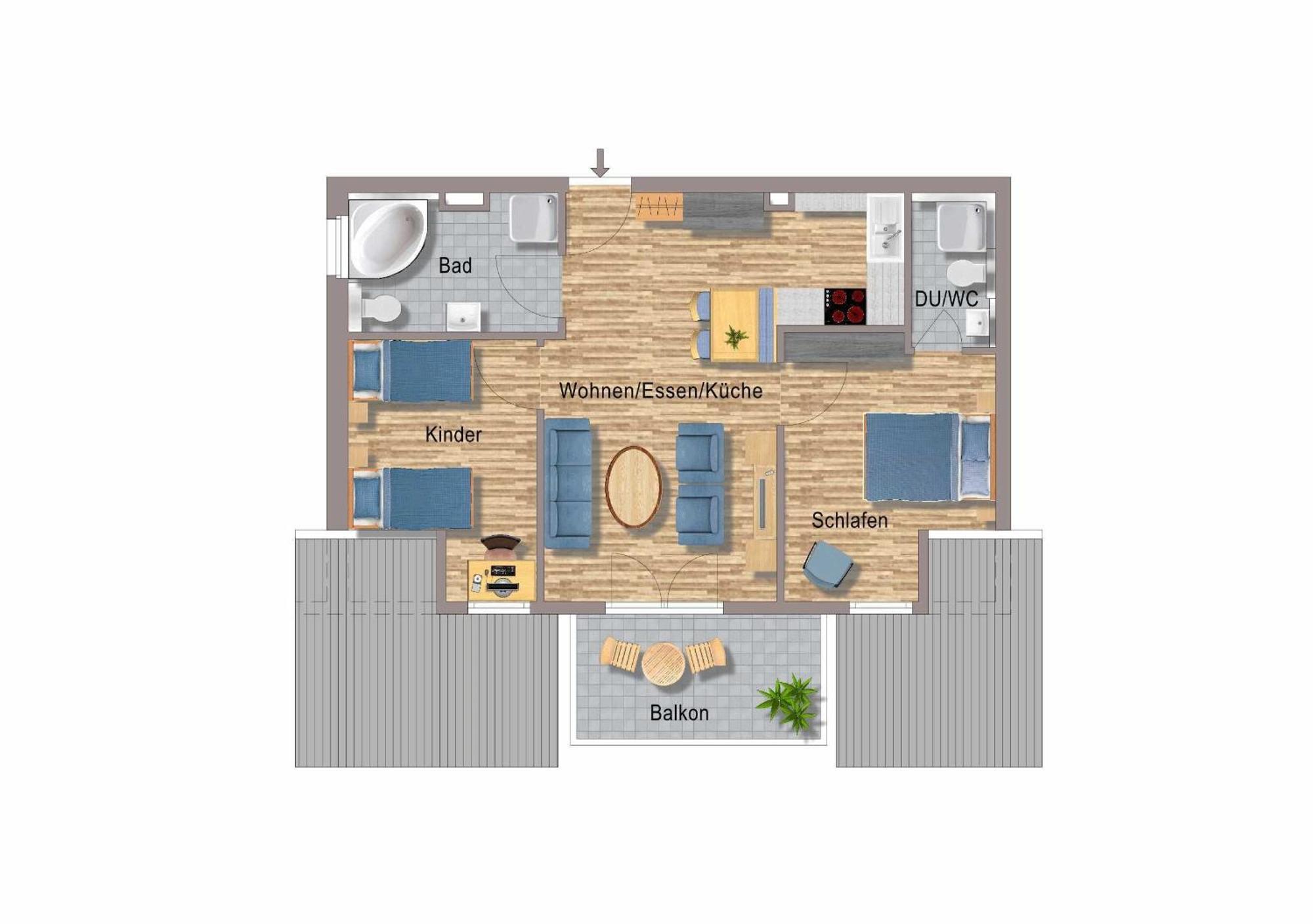 H&P Touristik Residenz Grafenmatt Gra-3-1 Appartement Feldberg  Buitenkant foto